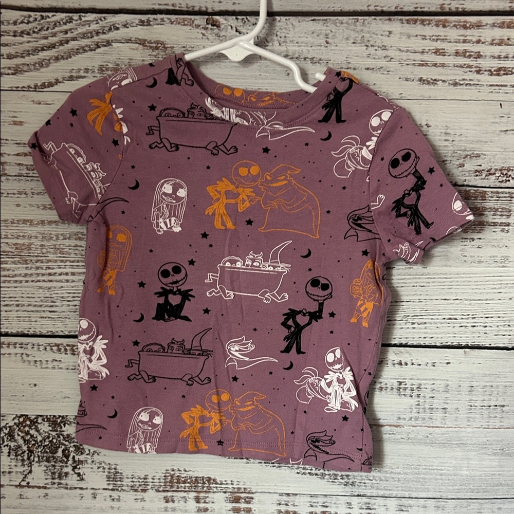 Girls purple nightmare before Christmas shirt size 3t